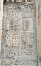 Panneaux en relief de sujets du Livre de la Genèse, roman, vers 1120-38